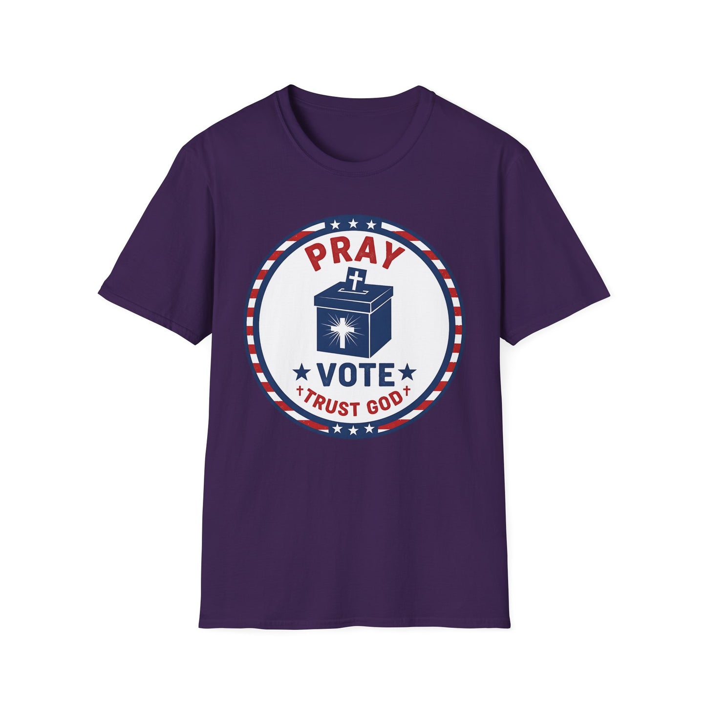 Pray Vote Trust God Patriotic Christian T-Shirt