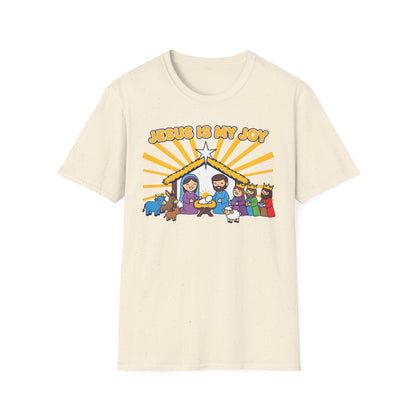 A083 - Jesus Is My Joy Christian Christmas T-Shirt