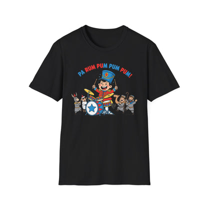 Funny Little Drummer Boy Christmas T-Shirt Pa Rum Pum Pum Pum!