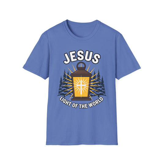 A069 - Jesus Light of the World Christian T-Shirt