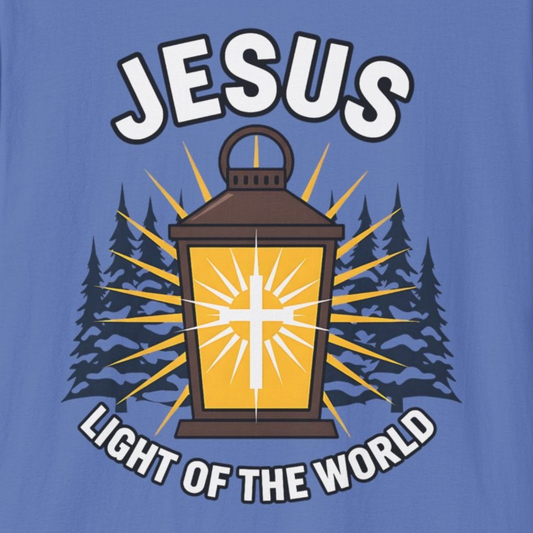 A069 - Jesus Light of the World Christian T-Shirt