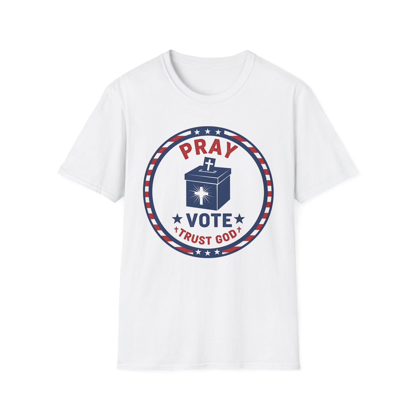Pray Vote Trust God Patriotic Christian T-Shirt