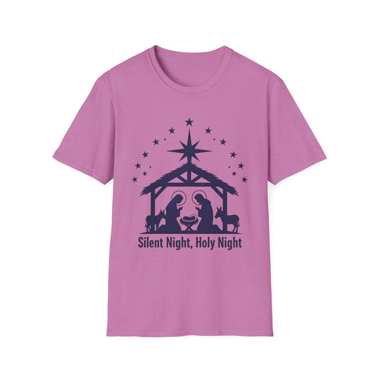 A070 - Silent Night Holy Night Christmas T-Shirt