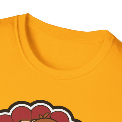 A048 - Gobble till You Wobble Humorous Thanksgiving Turkey T-Shirt