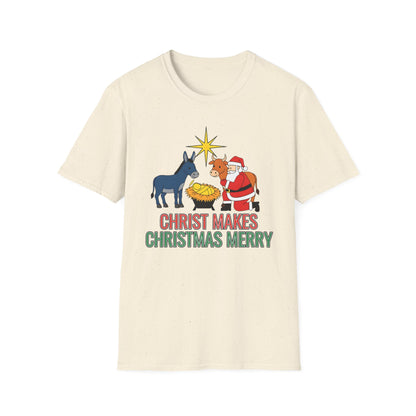 A089 - Christ Makes Christmas Merry T-Shirt