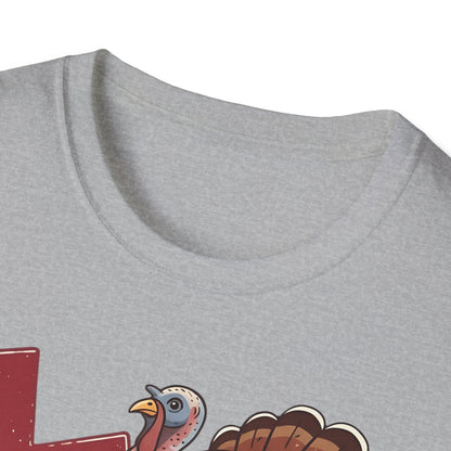 A059 - Faith Family & Turkey Thanksgiving T-Shirt