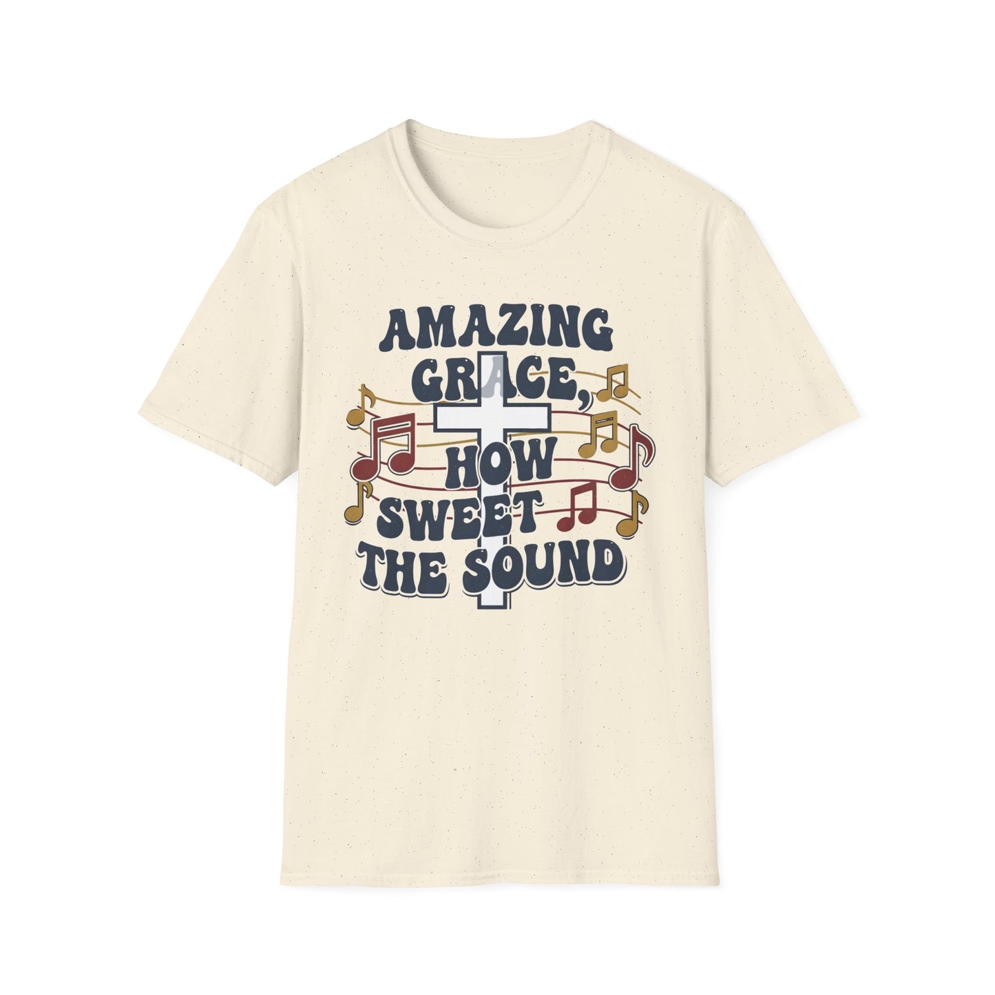 Amazing Grace Musical Unisex Softstyle Christian T-Shirt