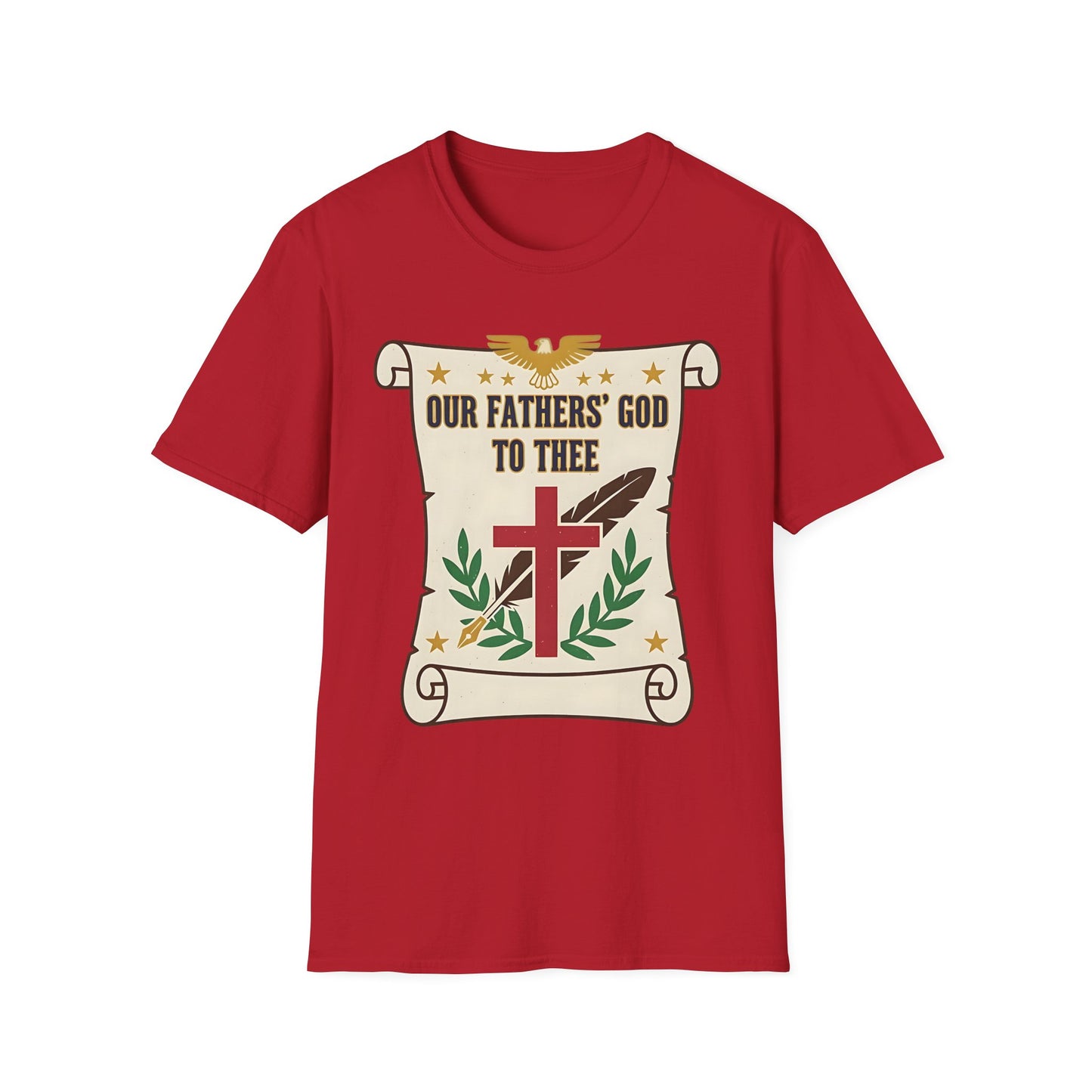 A179 - Our Fathers' God to Thee Christian Hymn T-Shirt