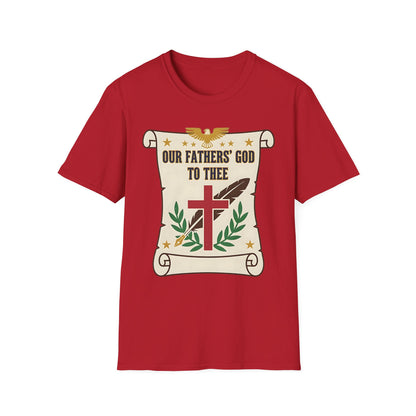 A179 - Our Fathers' God to Thee Christian Hymn T-Shirt