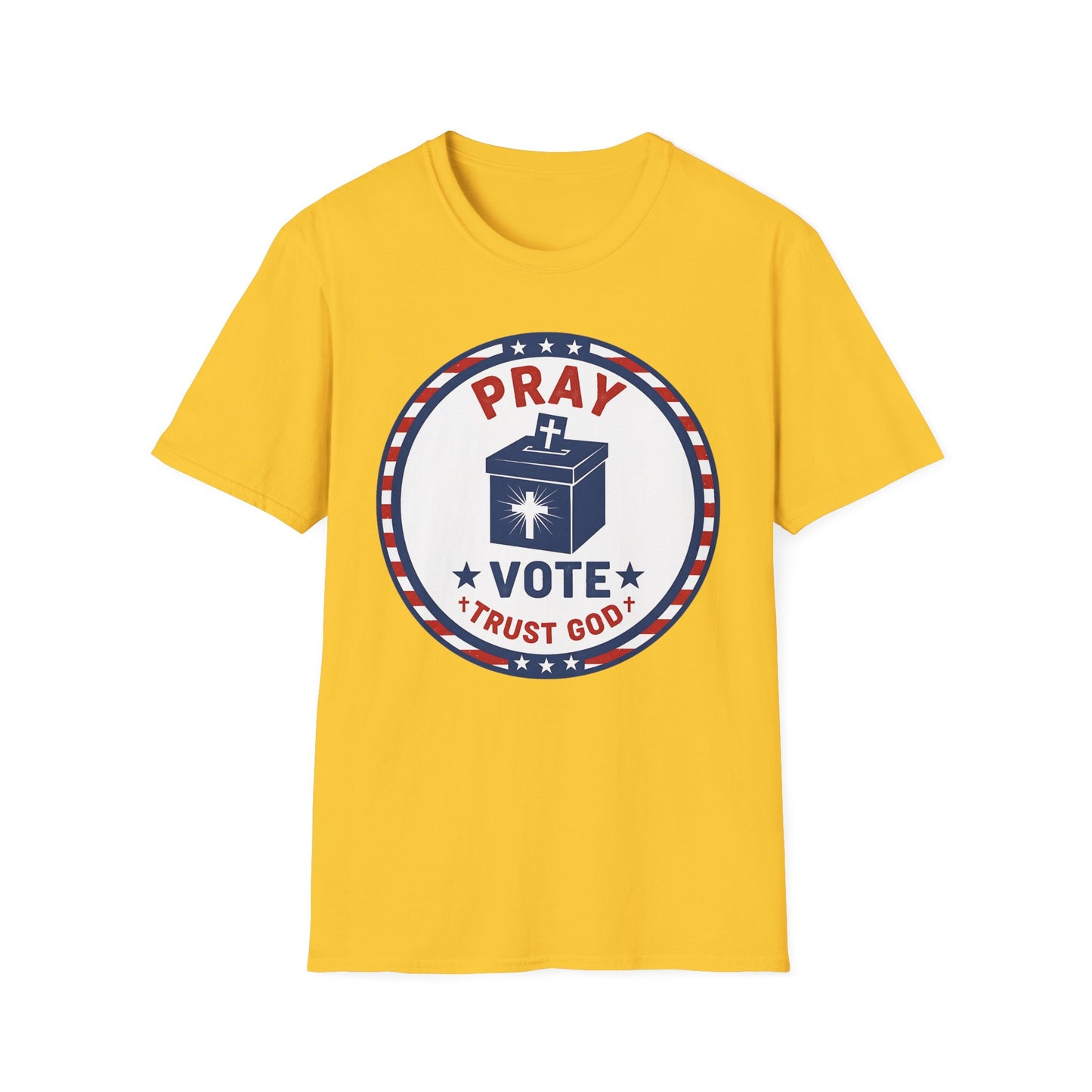 Pray Vote Trust God Patriotic Christian T-Shirt