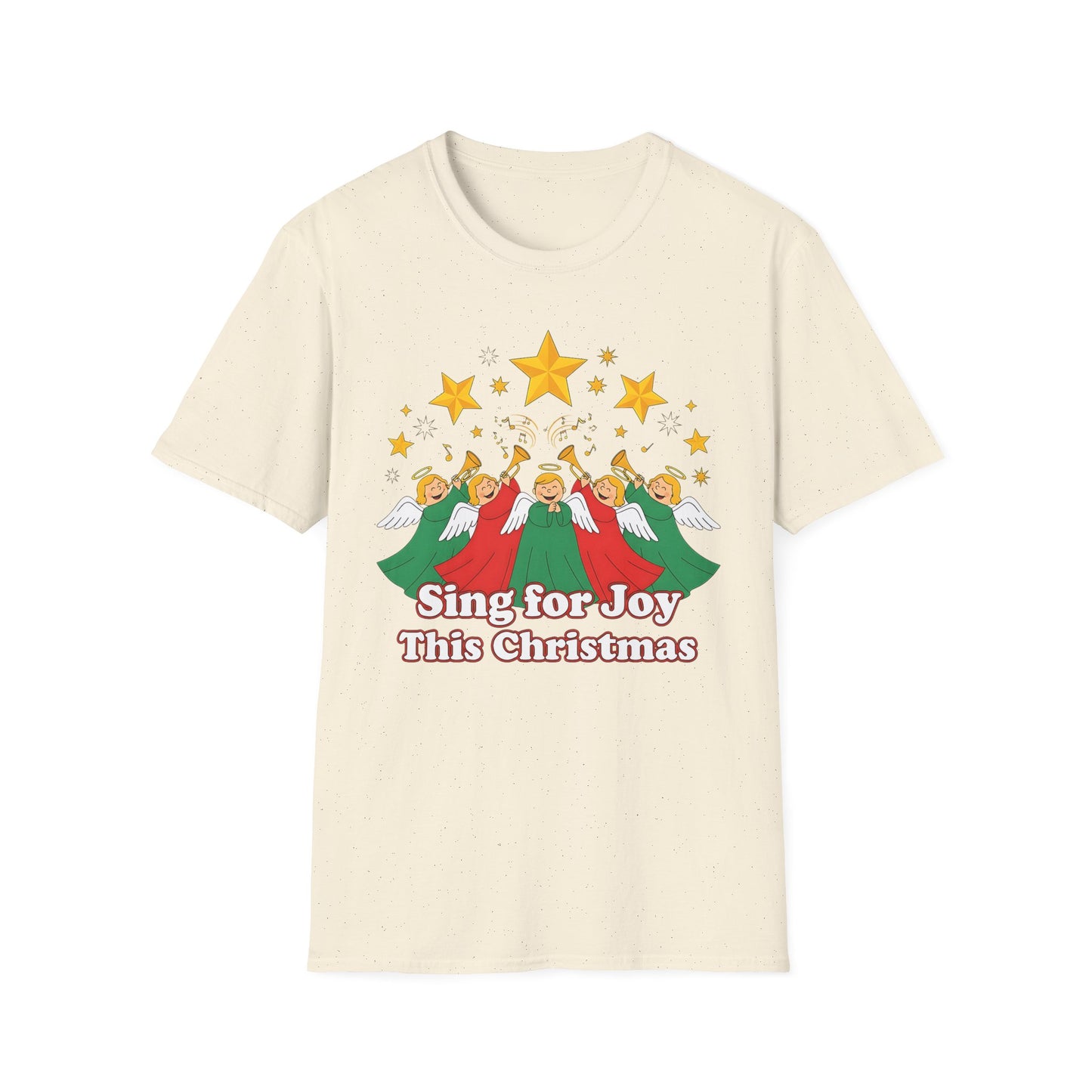 A082 - Sing for Joy This Christmas Angel Choir T-Shirt