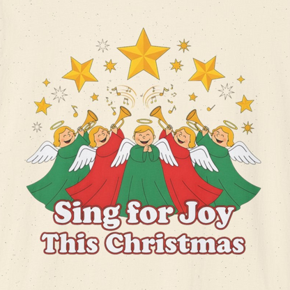 A082 - Sing for Joy This Christmas Angel Choir T-Shirt