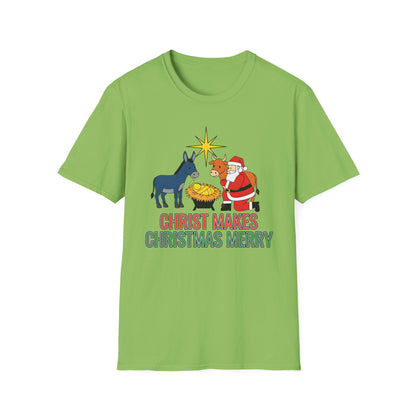 A089 - Christ Makes Christmas Merry T-Shirt