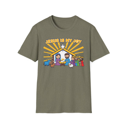 Jesus Is My Joy Christian Christmas T-Shirt