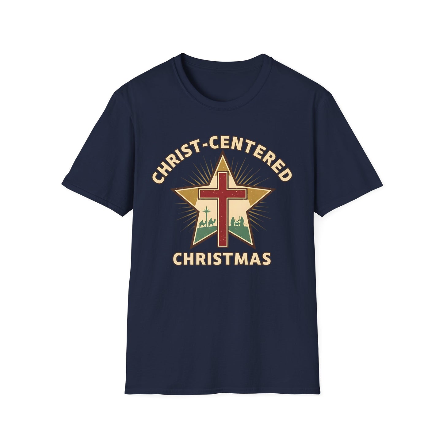 A079 - Christ-Centered Christmas T-Shirt