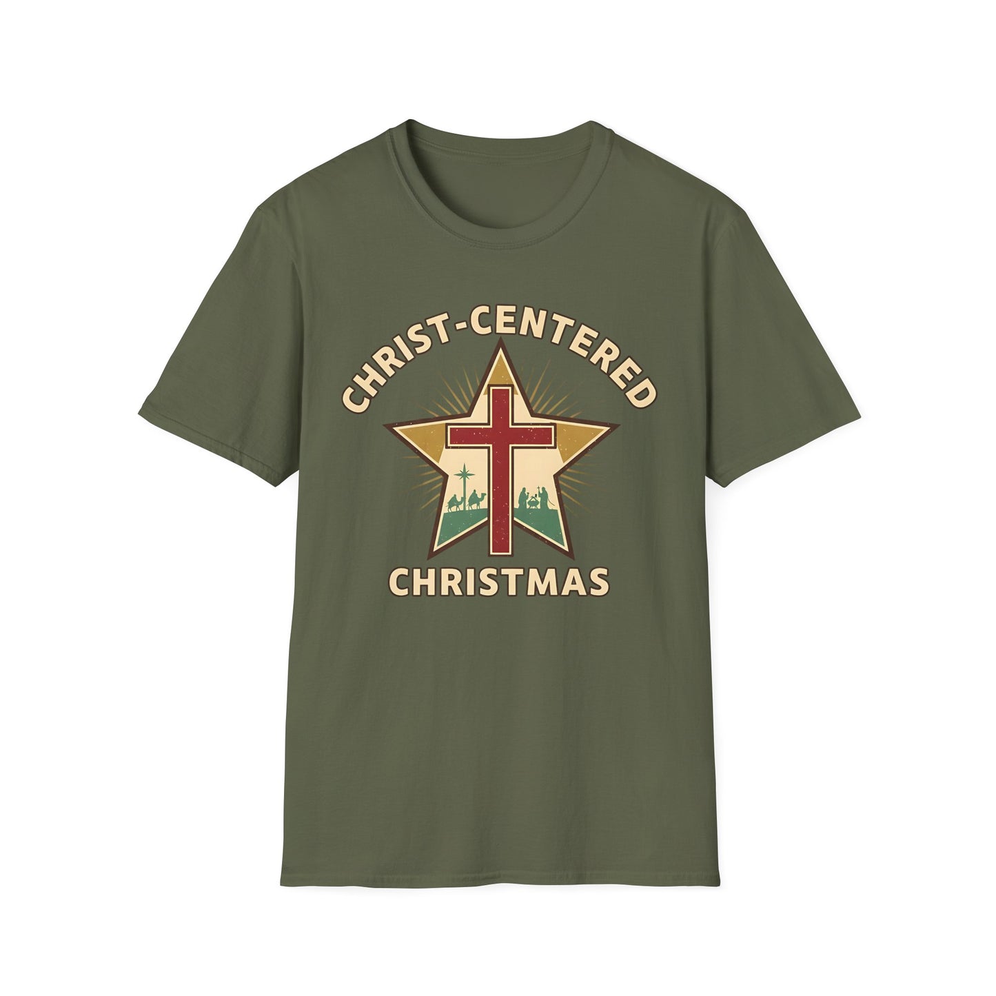 A079 - Christ-Centered Christmas T-Shirt