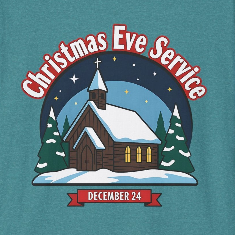 A077 - Christmas Eve Service T-Shirt