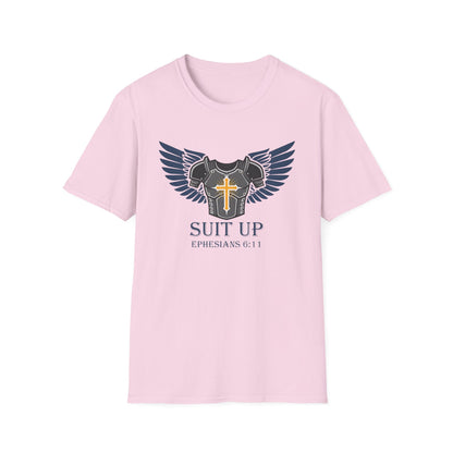 Suit Up Christian Graphic T-Shirt Ephesians 6:11