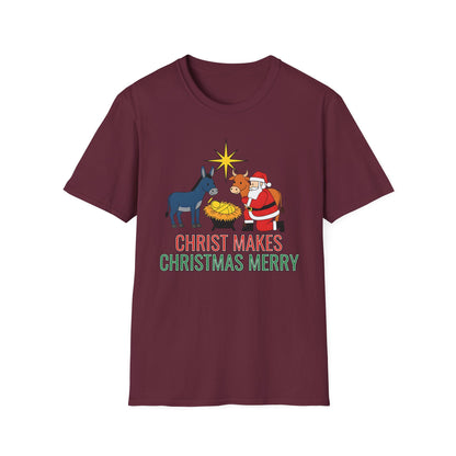 A089 - Christ Makes Christmas Merry T-Shirt