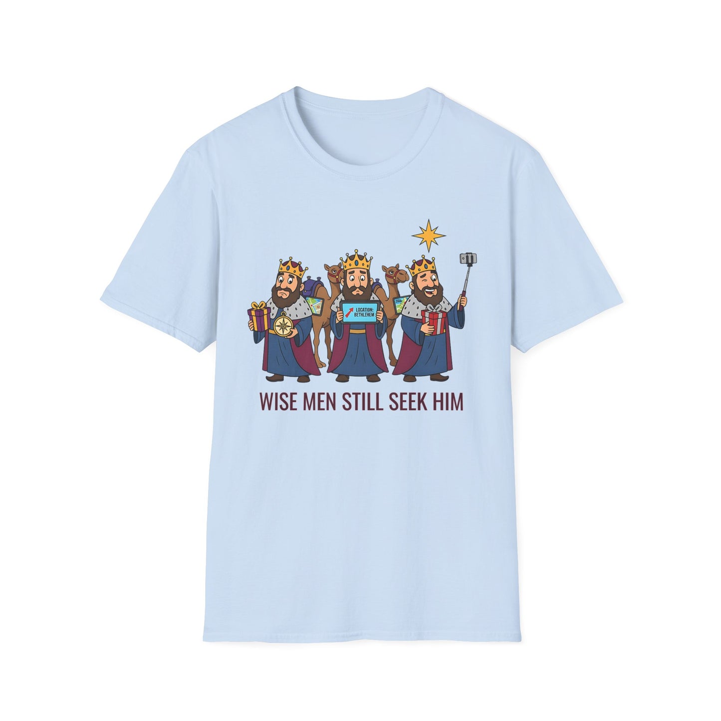 A090 - Wise Men Still Seek Him Funny Christmas T-Shirt