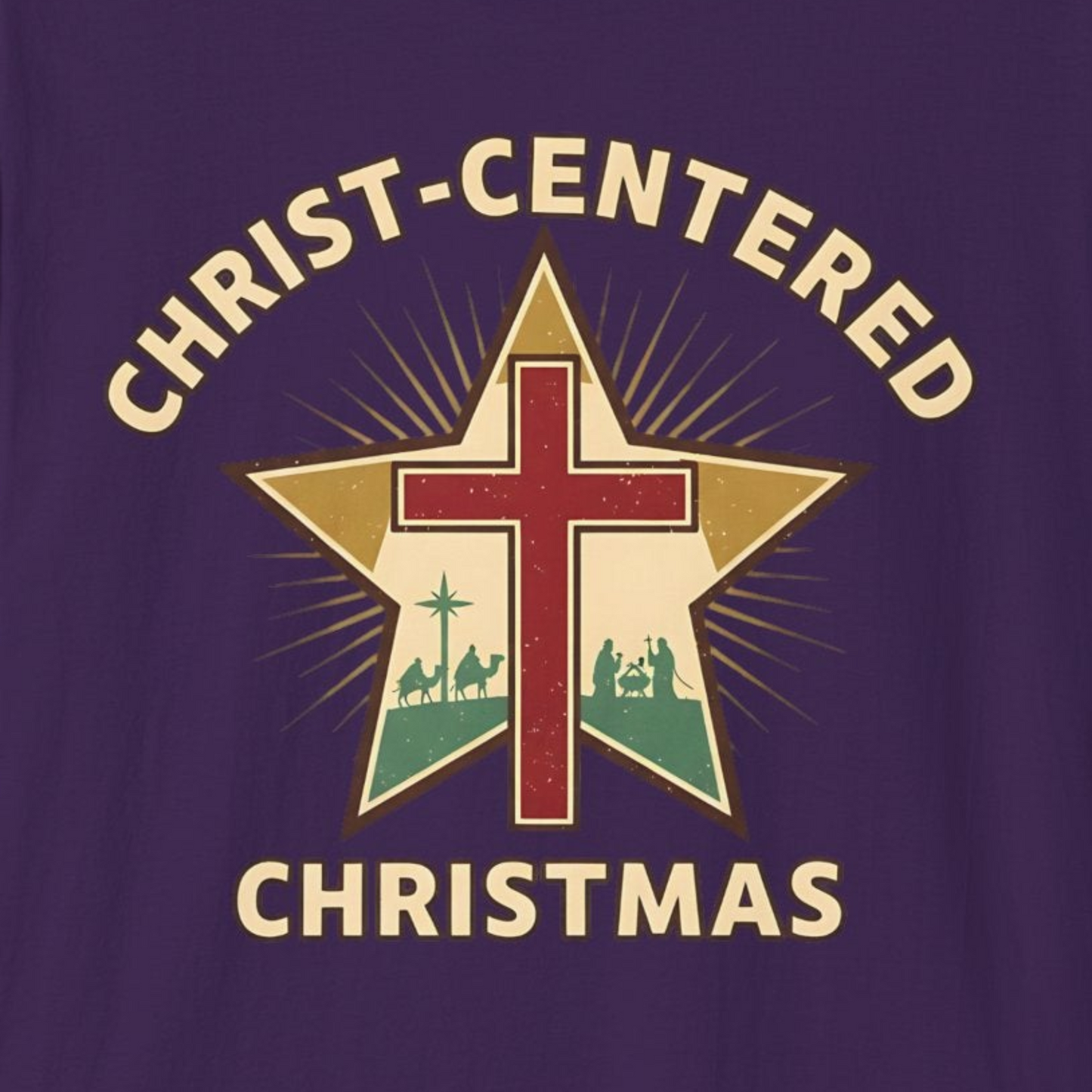 A079 - Christ-Centered Christmas T-Shirt