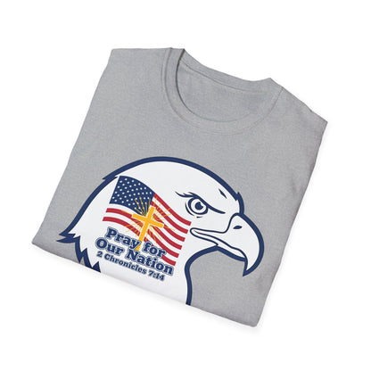 Pray for Our Nation Christian Patriotic T-Shirt