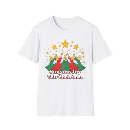 A082 - Sing for Joy This Christmas Angel Choir T-Shirt