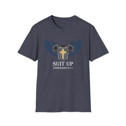 Suit Up Christian Graphic T-Shirt Ephesians 6:11