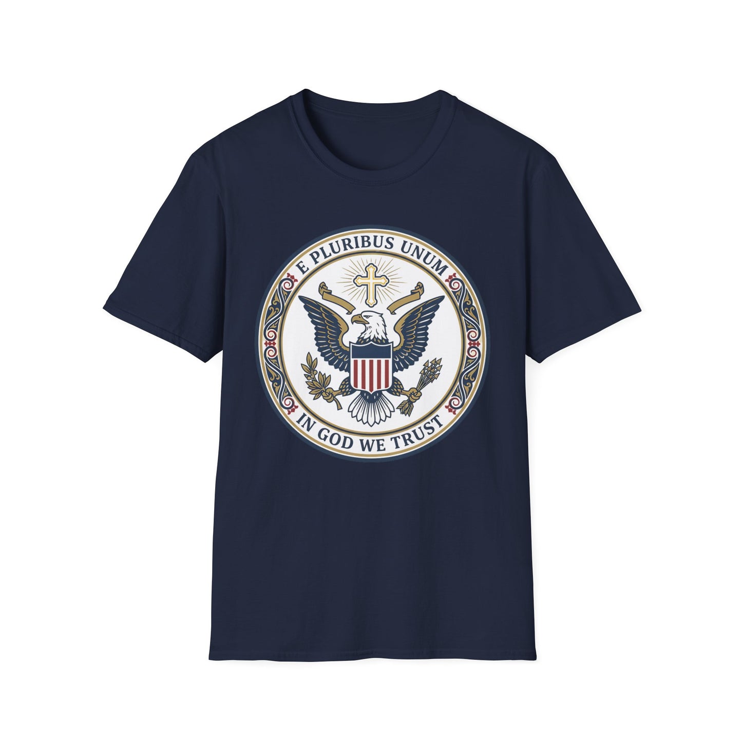 Patriotic Presidential Seal T-Shirt • E Pluribus Unum • In God We Trust