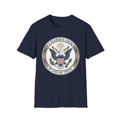 Patriotic Presidential Seal T-Shirt • E Pluribus Unum • In God We Trust