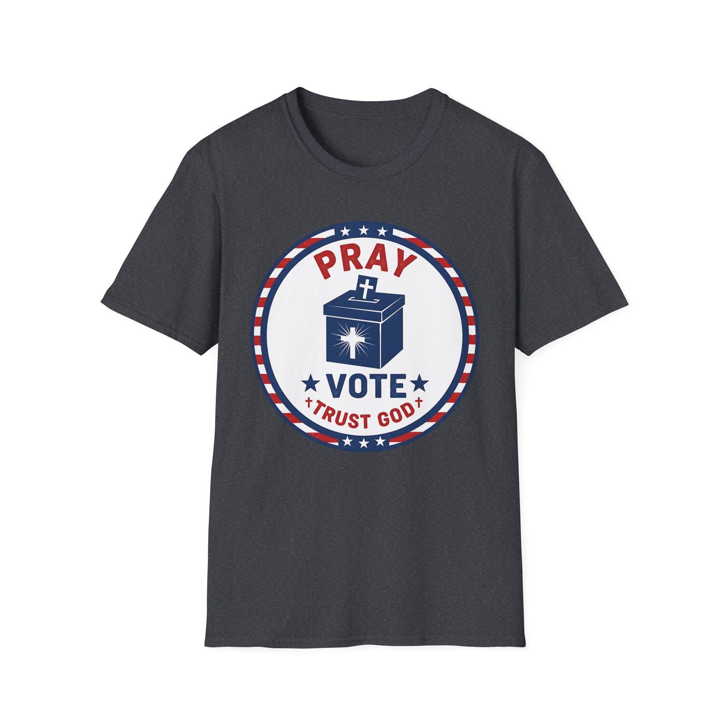 Pray Vote Trust God Patriotic Christian T-Shirt