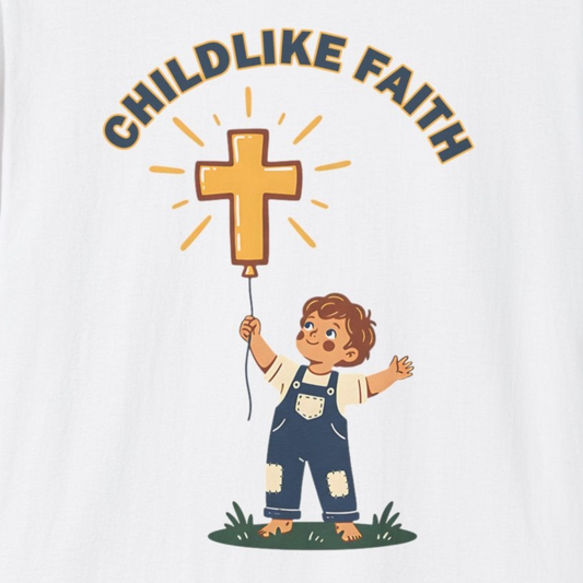 A120 - Childlike Faith Unisex Christian T-Shirt