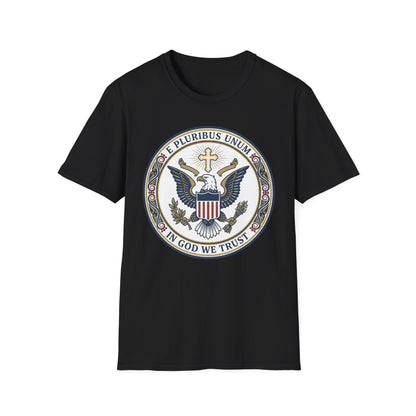 Patriotic Presidential Seal T-Shirt • E Pluribus Unum • In God We Trust