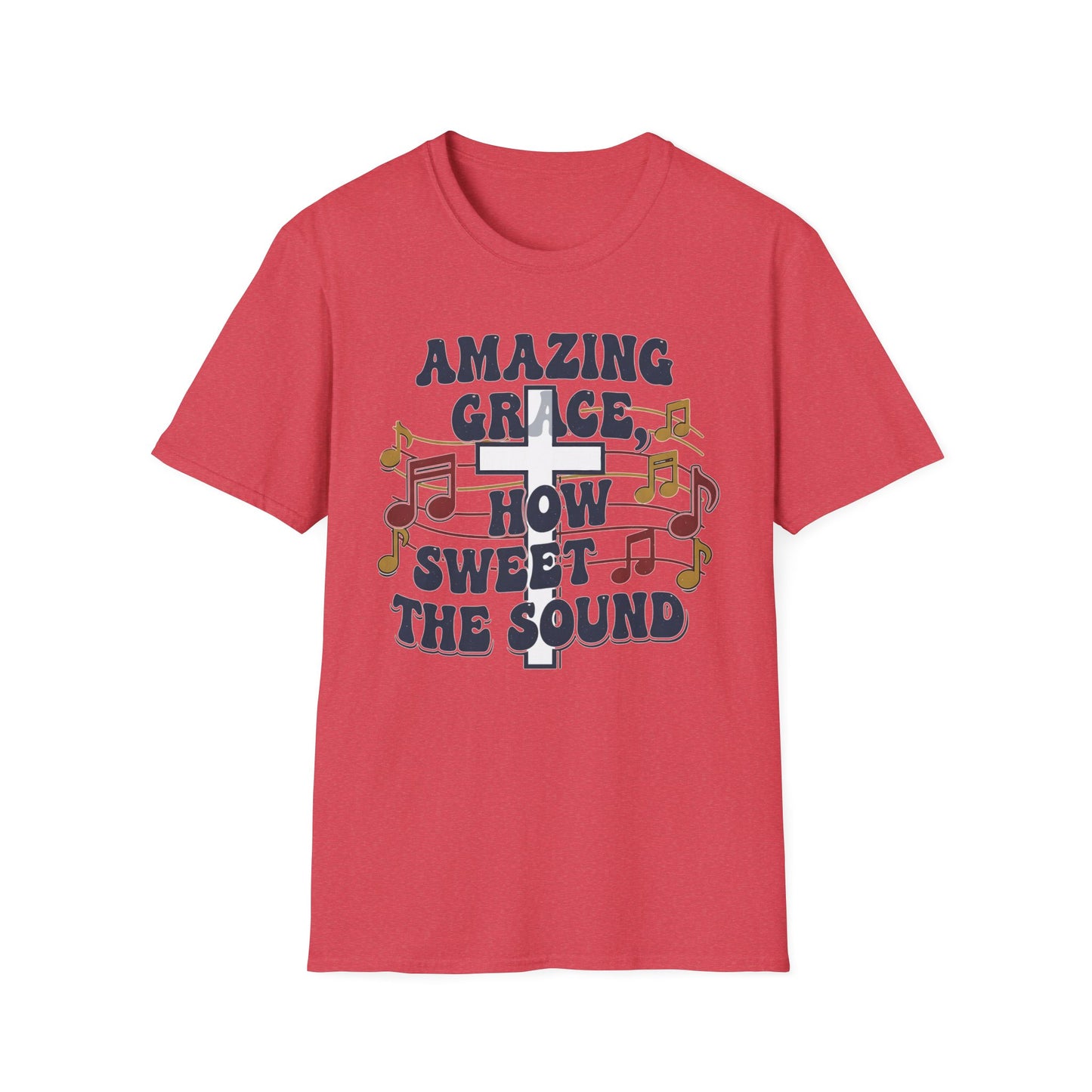Amazing Grace Musical Unisex Softstyle Christian T-Shirt