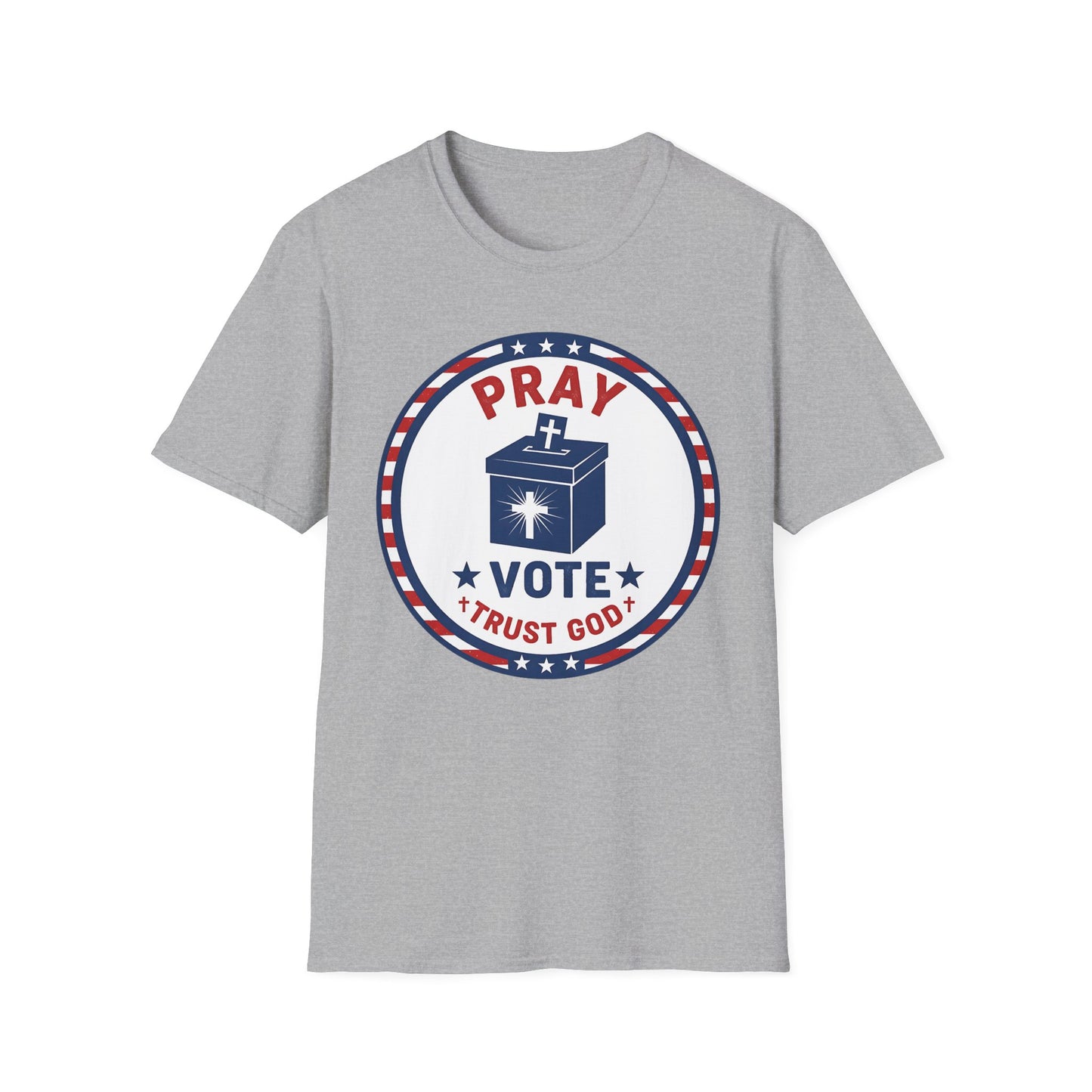 Pray Vote Trust God Patriotic Christian T-Shirt