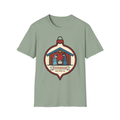 Emmanuel God With Us Christmas T-Shirt