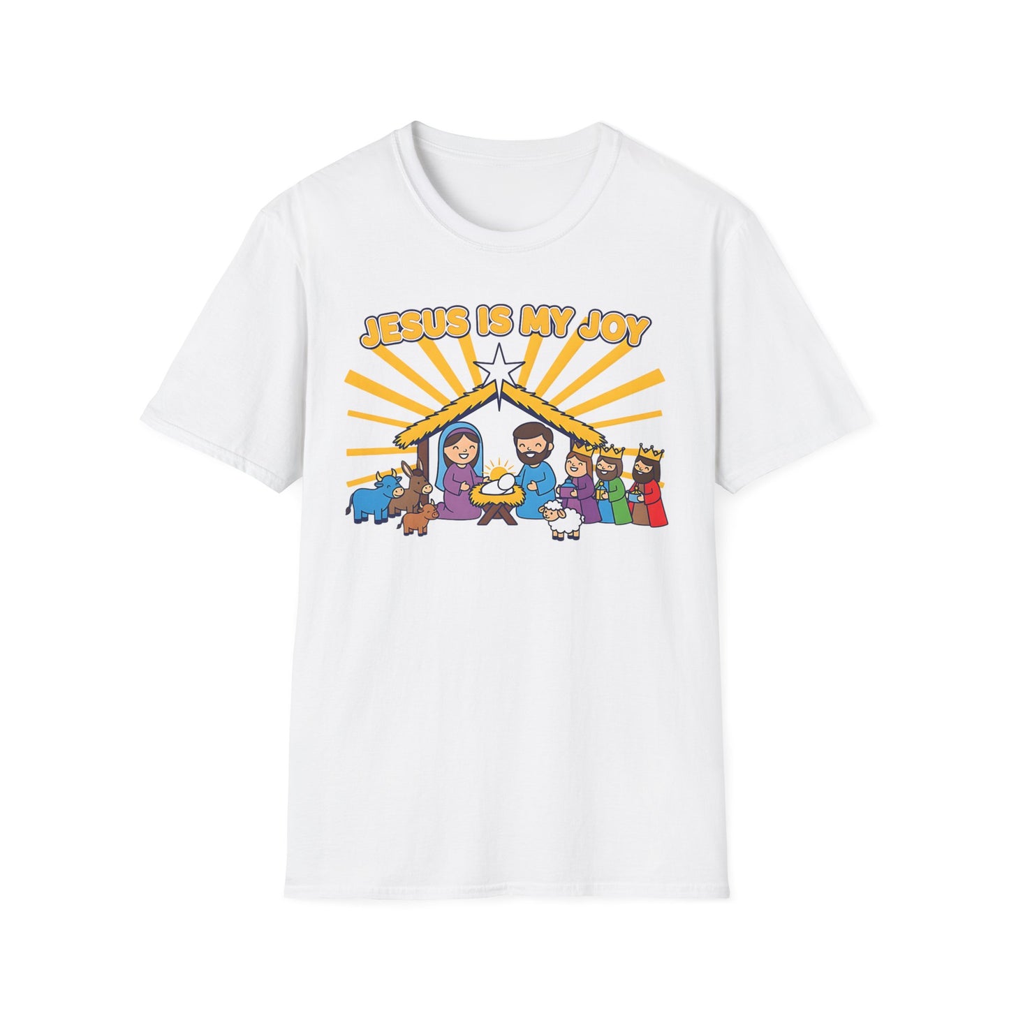 A083 - Jesus Is My Joy Christian Christmas T-Shirt