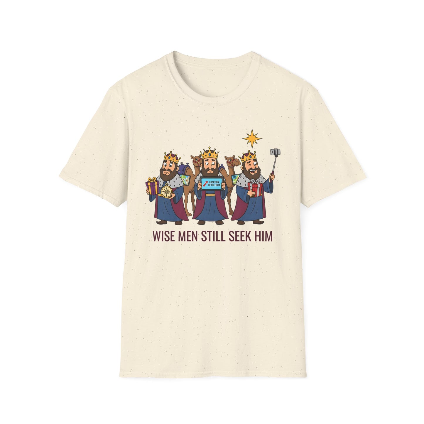A090 - Wise Men Still Seek Him Funny Christmas T-Shirt