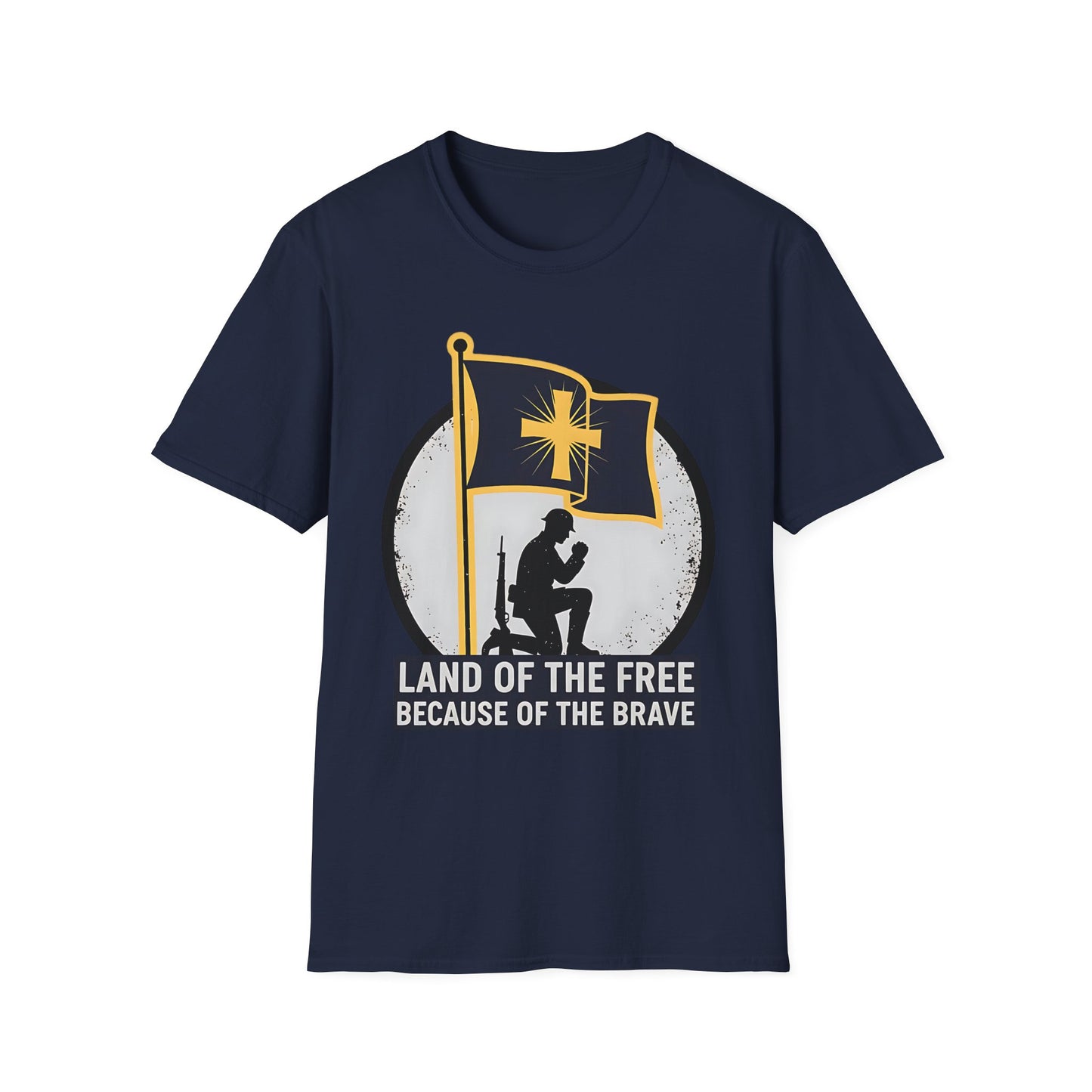 Land of the Free Because of the Brave Patriotic T‑Shirt