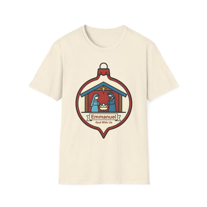 Emmanuel God With Us Christmas T-Shirt