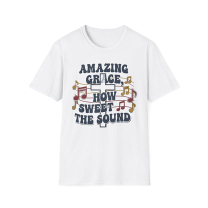 Amazing Grace Musical Unisex Softstyle Christian T-Shirt