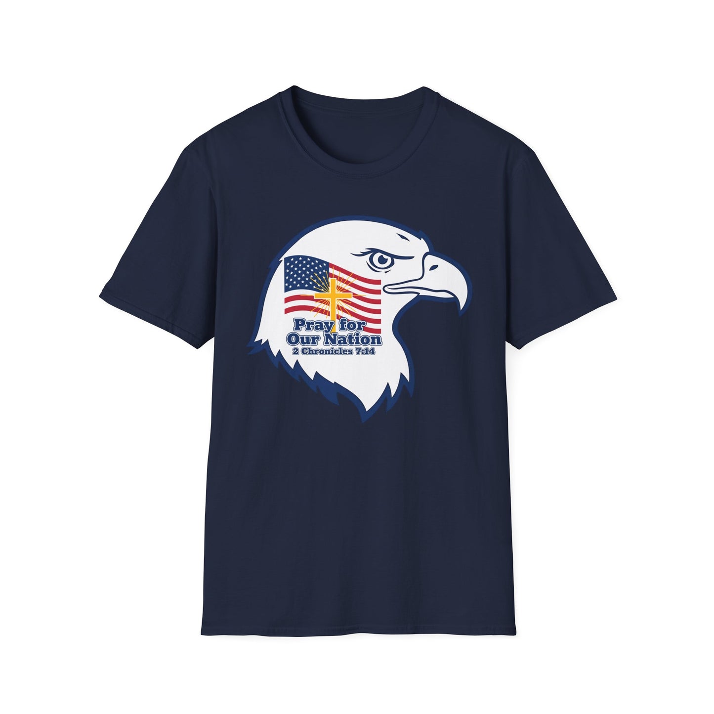 Pray for Our Nation Christian Patriotic T-Shirt