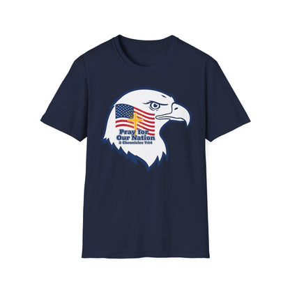 Pray for Our Nation Christian Patriotic T-Shirt